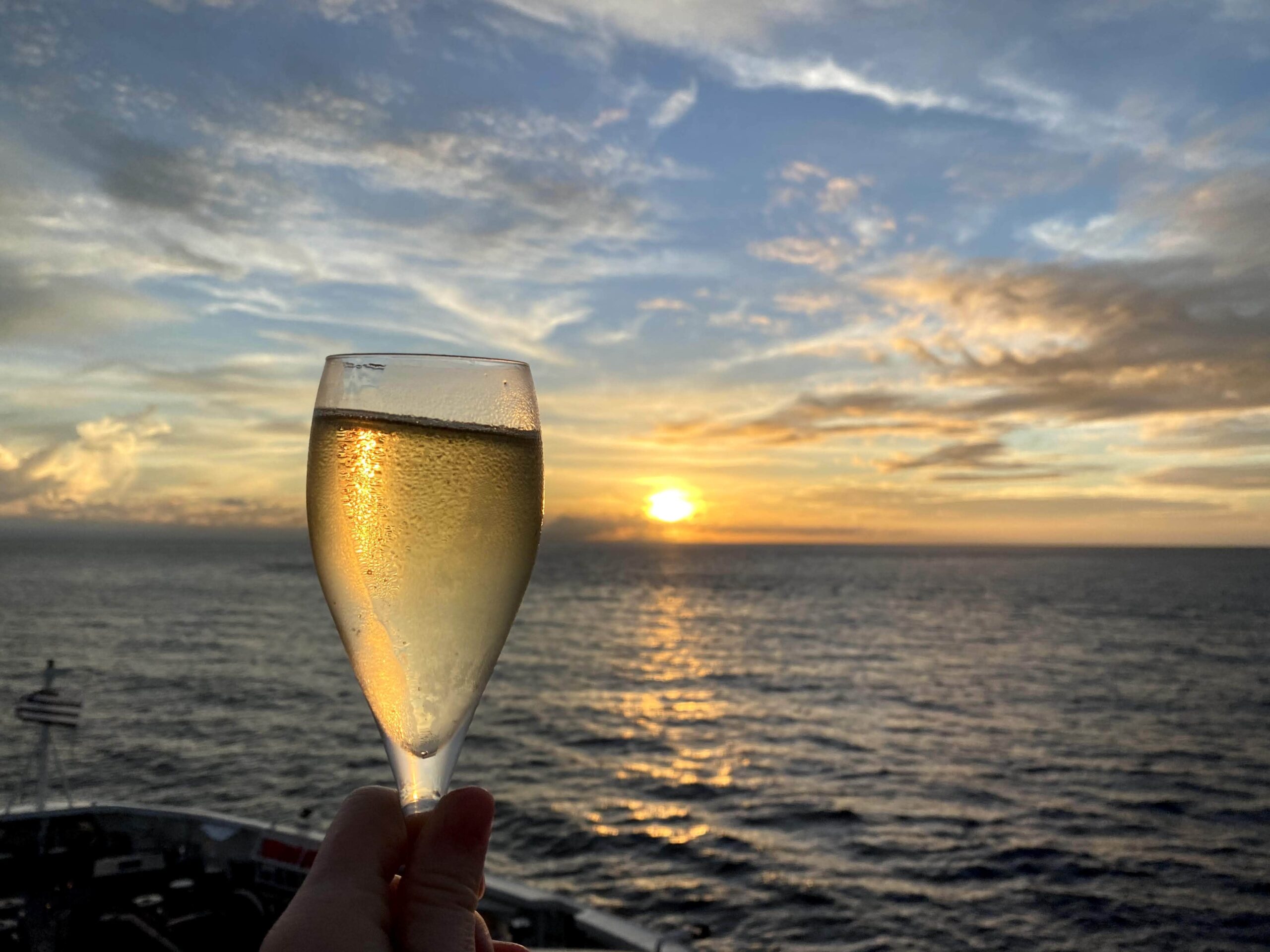 Champagne on Ponant Cruise 