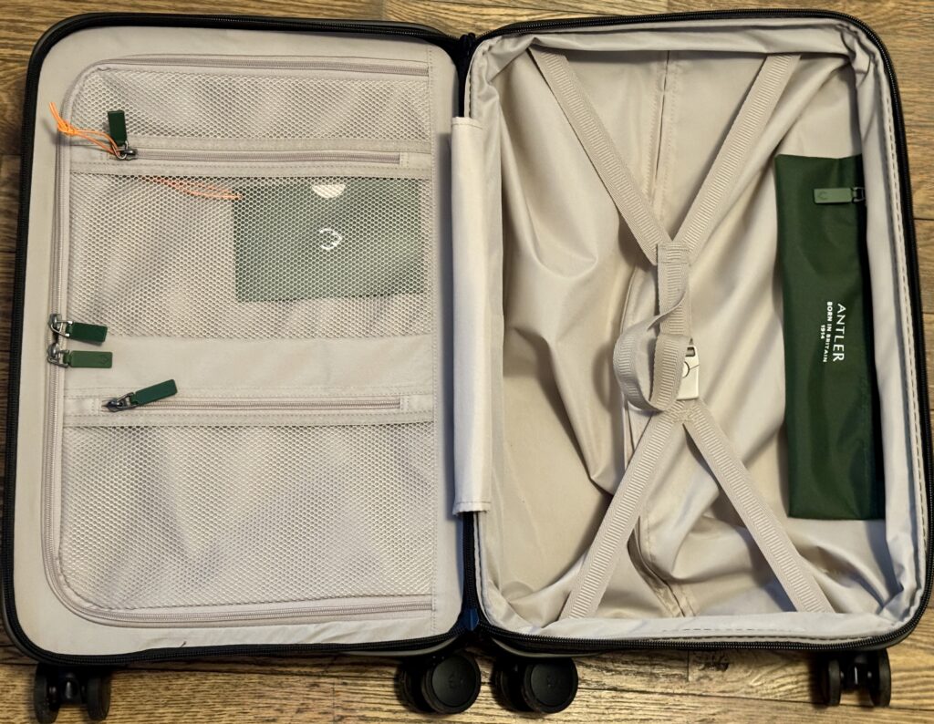 Inside Antler Icon Stripe Carry On