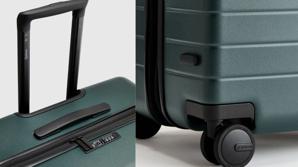 Quince Large Expandable Checked Bag