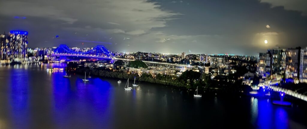View from the Story Bridge Suite at Night