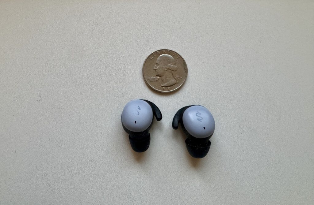 NextSense Smartbuds size