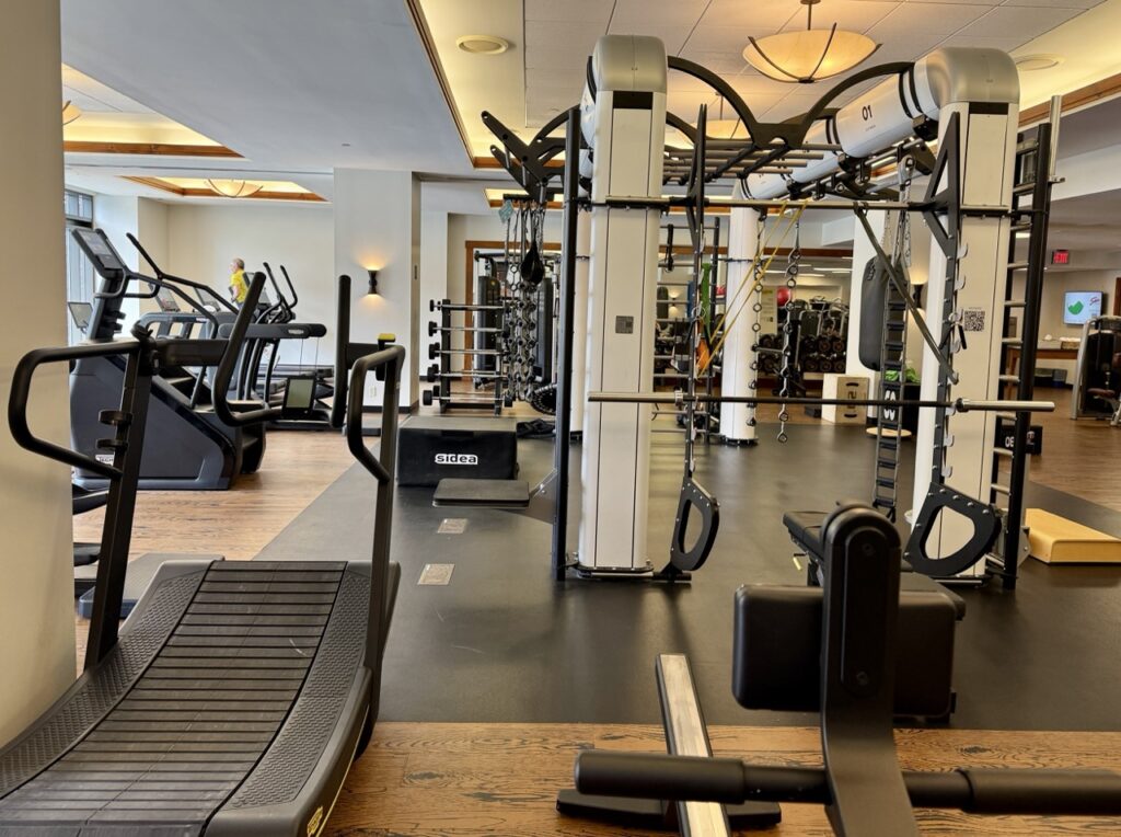 Gym at Spruce Peak
