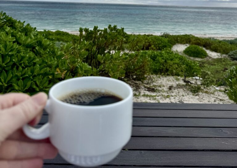 Coffee on vacation