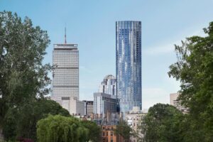 Boston Skyline with Four Seasons Hotel