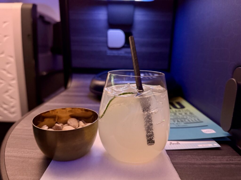 JetBlue Mint Drinks