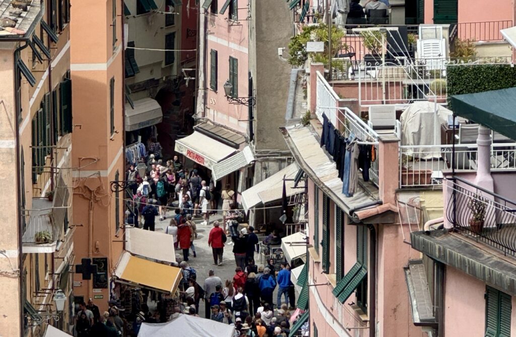 Summer crowds in Italy