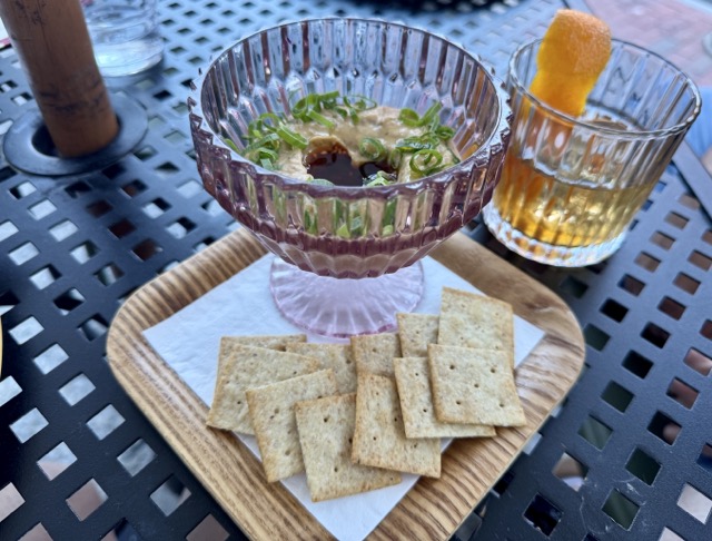 Dip and drinks at Ladyfish in Portland Maine
