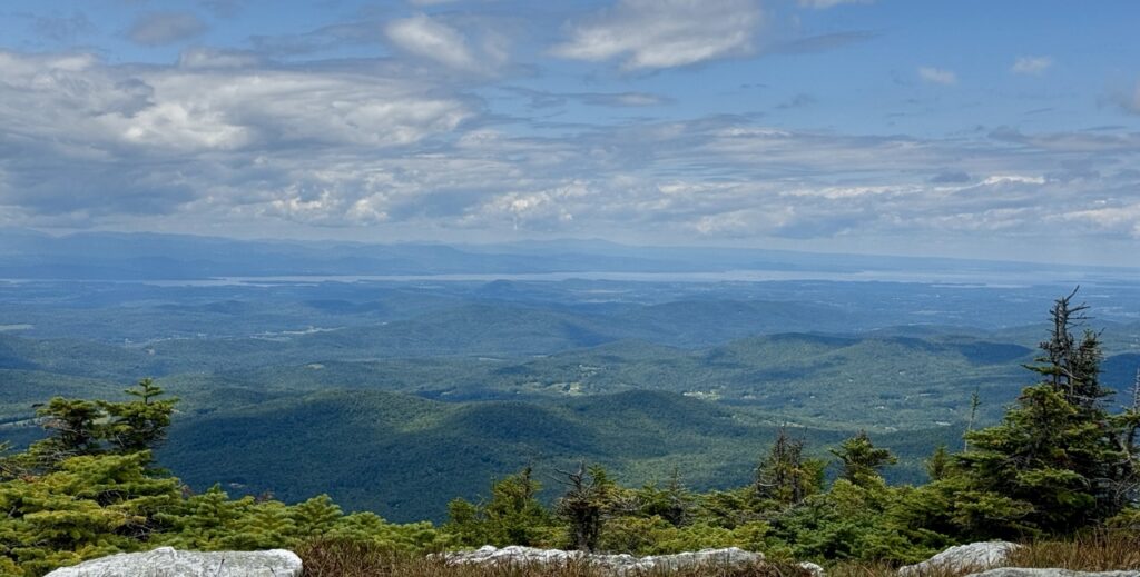 The summit at Mount Abraham, Vermont