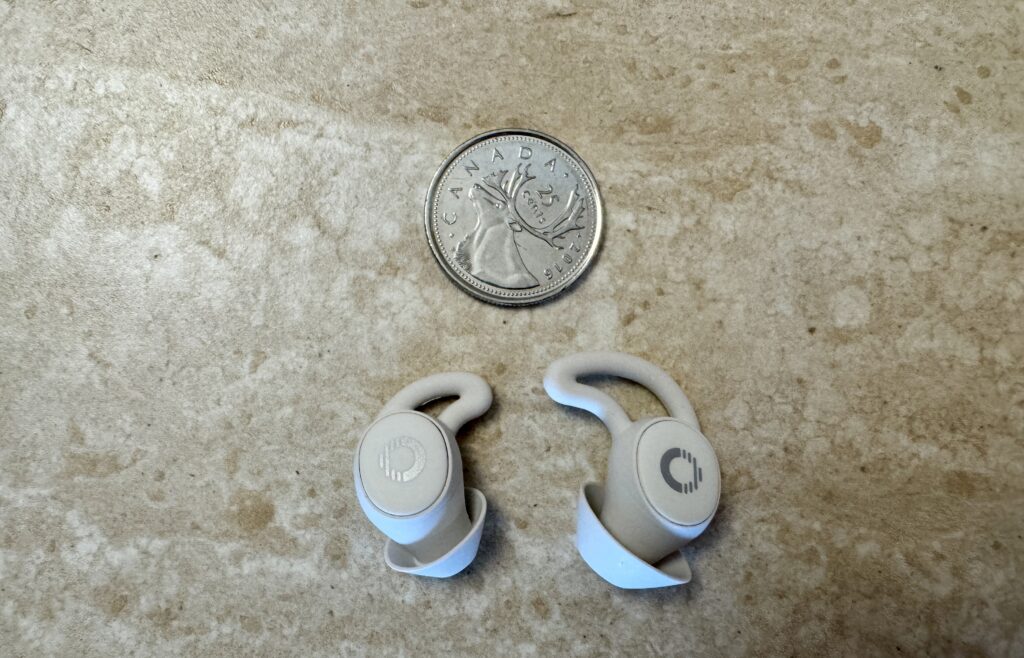 Ozlo Sleepbuds 2 earbuds size